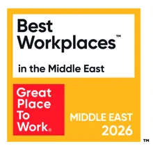 2026 Best Workplaces in the Middle East™ award badge.