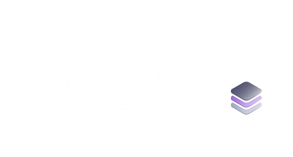 TP.ai FAB Assist white logo.
