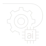 Gears white icon.